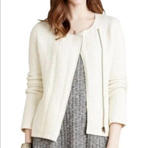 Anthropologie Angel of the North Vero Knit Moto Jacket